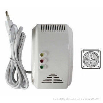 Exhaust Fan Gas Detector Alarm With Catalytic Gas Sensor